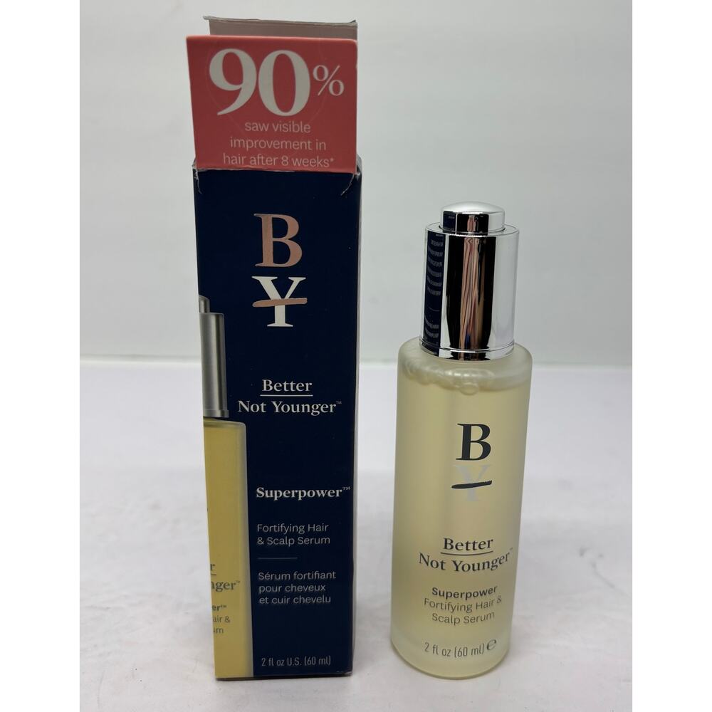 Better Not Younger Superpower Fortifying Hair & Scalp Serum 2 fl oz NIB